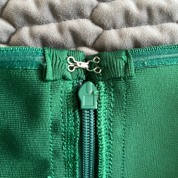 Green Strapless Fringe Dress 🍀 - Picture 4 of 6